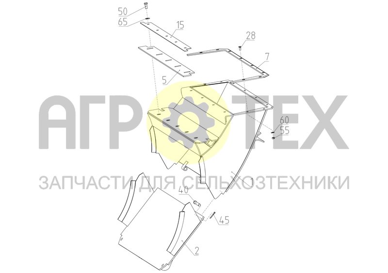 Чертеж Диффузор (1300.06.04.100)